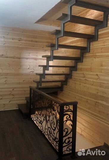 Лестница в стиле лофт