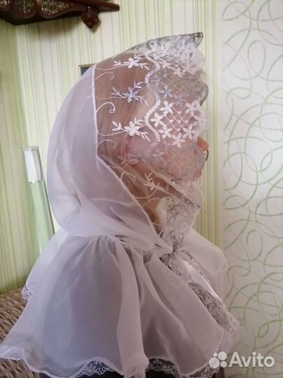 Платок-капюшон для Храма и для дождя