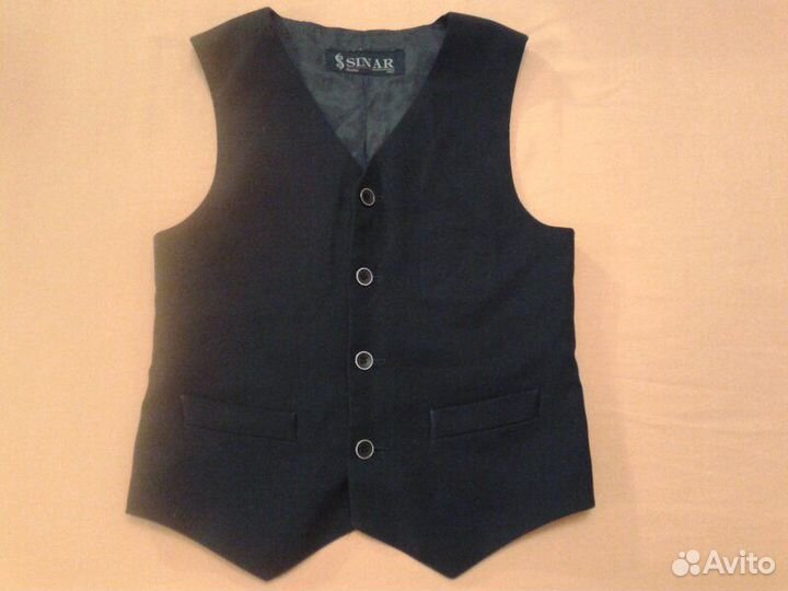 Школьная жилетка синар синяя 140/145