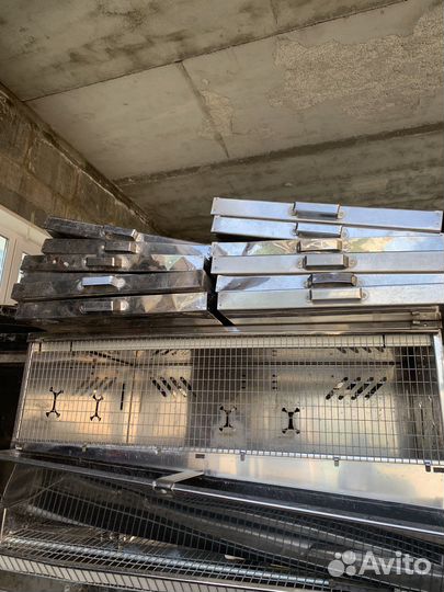 Клетки для кур кроликов перепелов из нержавейки