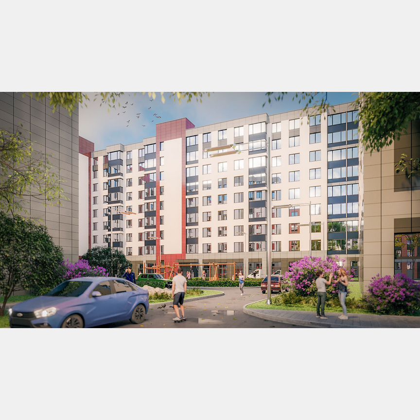 3-к. квартира, 79,6 м², 8/9 эт.