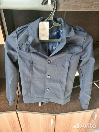 Пиджак школьный для мальчика 140