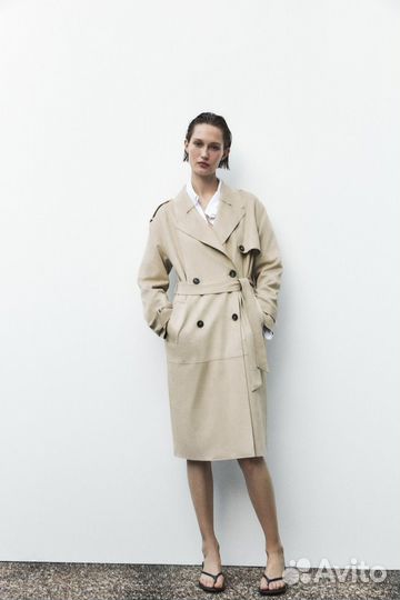 Тренч Zara новая коллекция