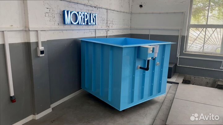 Купель из полипропилена квадратная с гарантией