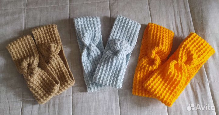 Вязаная полоска на голову