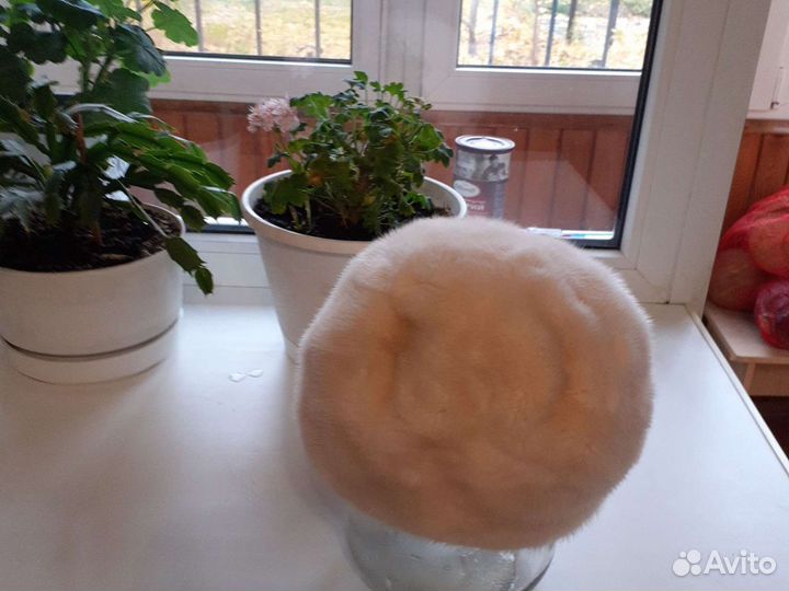 Женский норковый берет