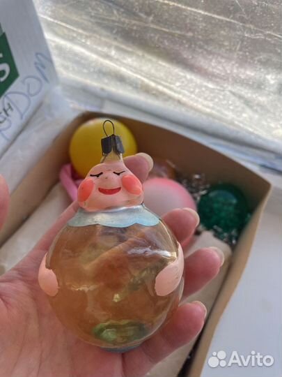 Елочная игрушка СССР пузырь каталожная редкая