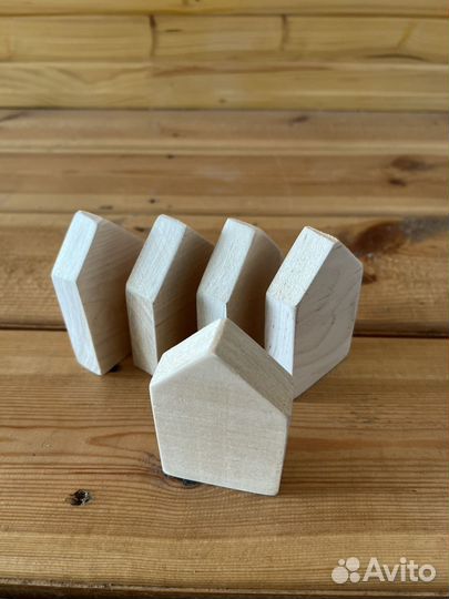 Домики деревянные для декора