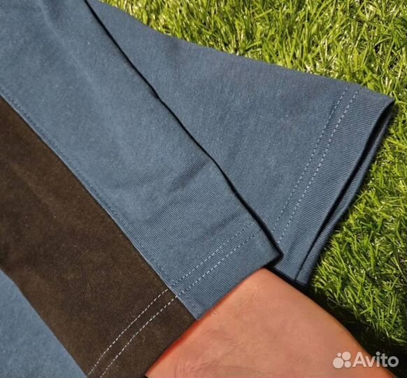 Лонгслив Cav Empt синий базовый