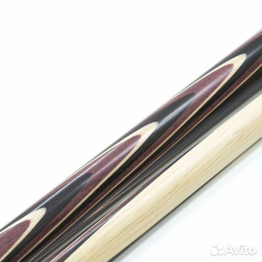 Кий / пирамида 2-pc (граб, черный граб, амарант) 19 запилов