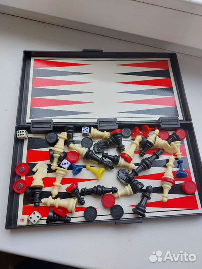 Шахматы + шашки + нарды