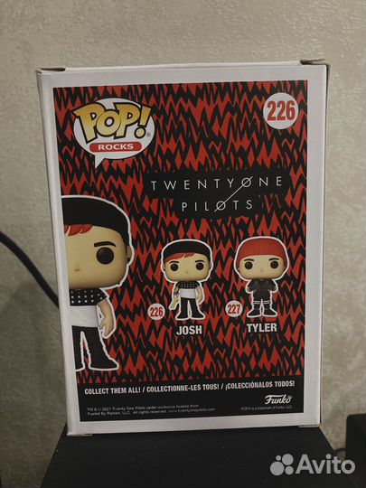 Funko pop rocks Josh 226 Twenty One Pilots