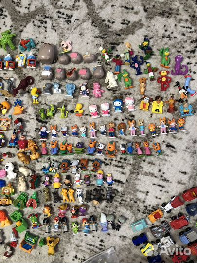 Игрушки из киндера 90х пушин дино