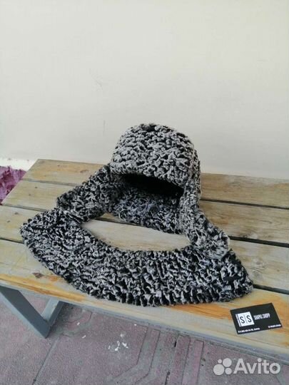 Каракуль папаха ушанка воротник