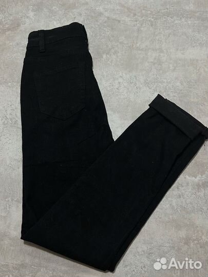 Джинсы скини черные