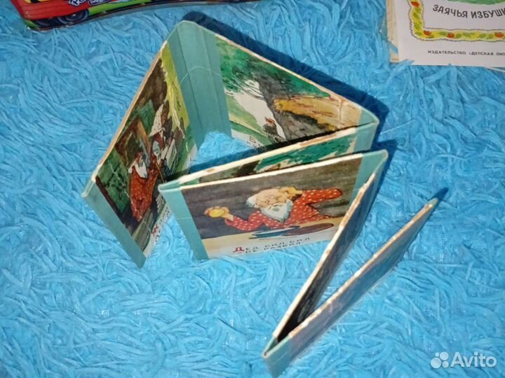 Книга ссср- Курочка Ряба 1961 год. Раскладушка