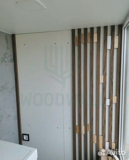 Декоративные рейки woodwall 18 шт