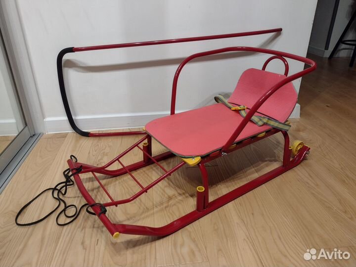 Детские санки с колесами
