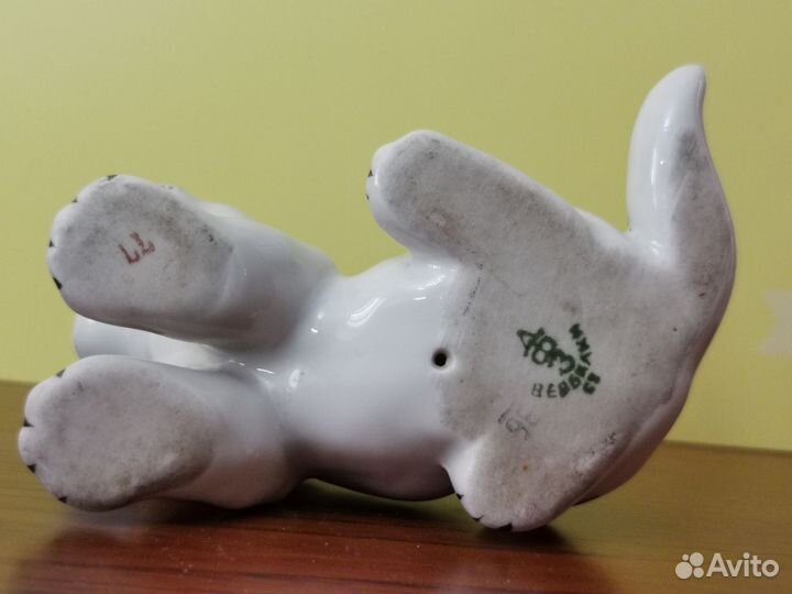 Статуэтка фарфор Тигренок Вербилки