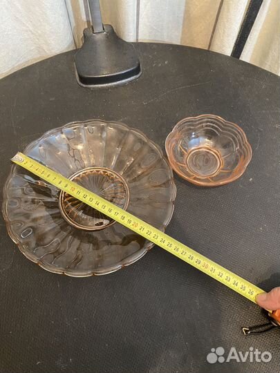 Салатник стеклянный СССР