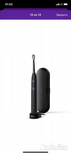 Электрическая зубная щетка philips sonicare