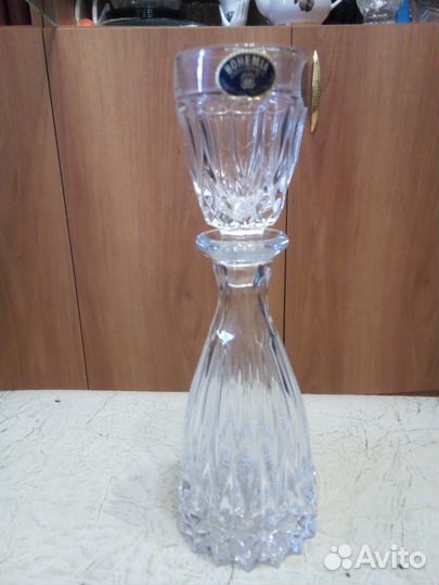 Графин с рюмкой богемия