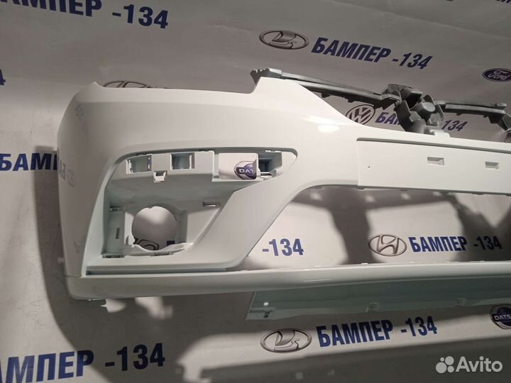 Бампер передний renault logan 2 Белый