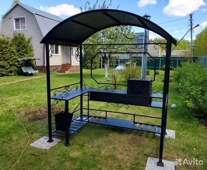 Мангал со столиком