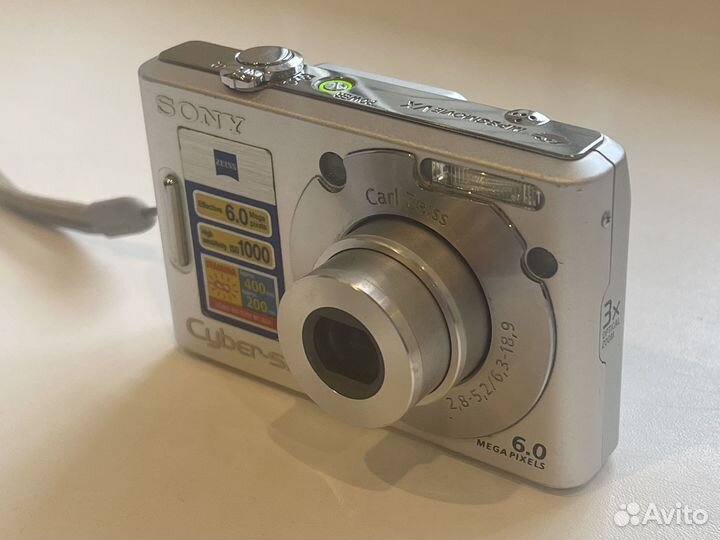 Цифровой фотоаппарат sony cyber shot dsc -w30