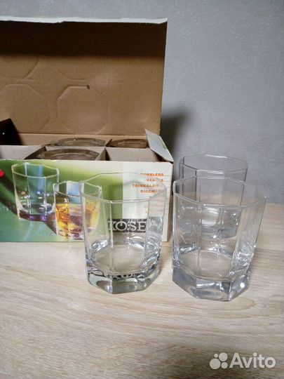 Стаканы для виски и сока набор 6штук