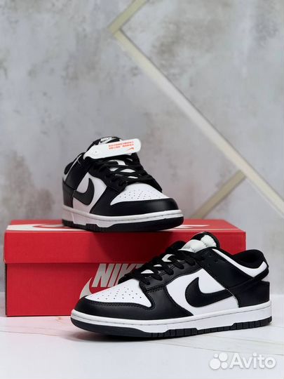 Кроссовки Nike dunk чёрные 5