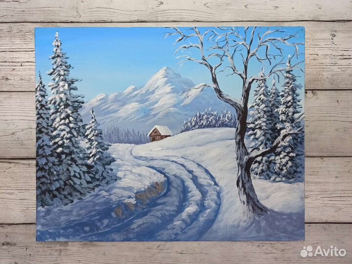 Картина акрилом 