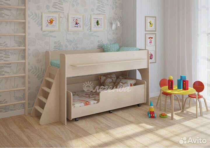 Кровать чердак