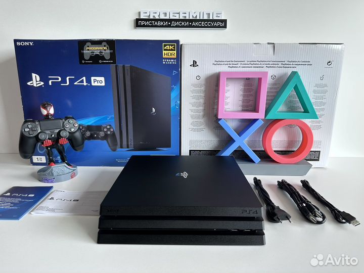 Sony PS4 Pro 1tb CUH 7108B отличное состояние