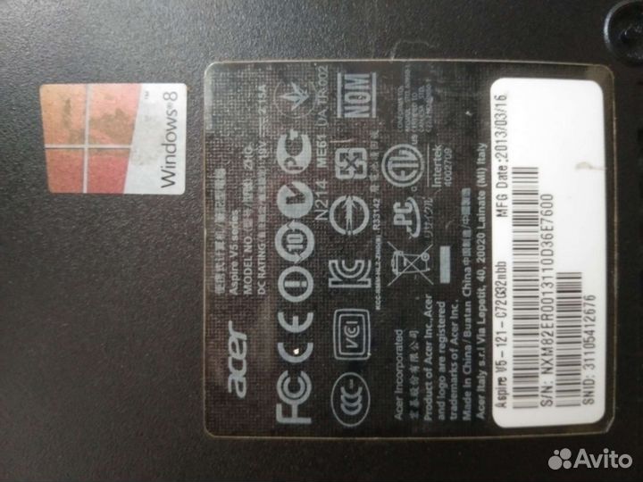 Нетбук acer