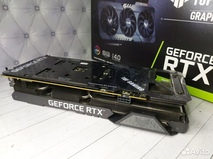 Игровая видеокарта asus TUF RTX 3060ti Gaming 8gb