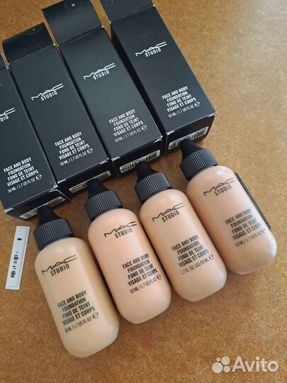 Набор тональных кремов для лица и тела 50 мл. Mac