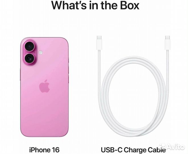 iPhone 16 Plus 256 гб,Pink (розовый) SIM + eSIM