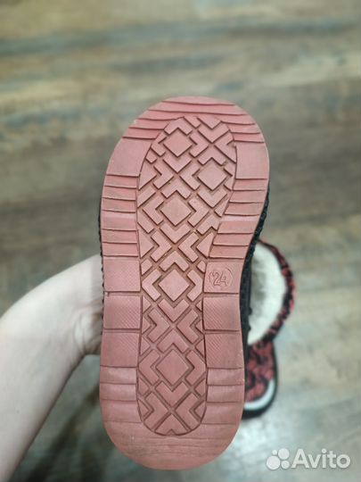 Сапоги зимние для девочки 24