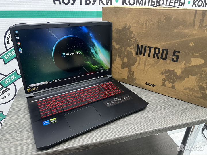 Огромный nitro 144Hz core i5 16Gb DDR4 RTX3050 SSD