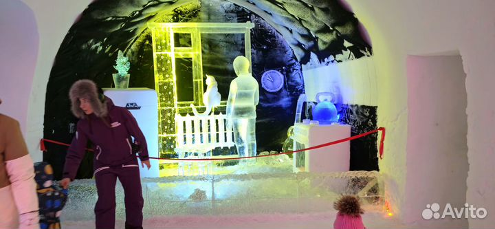 Экскурсия в Хибины, снежная деревня