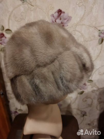 Шапка норковая женская