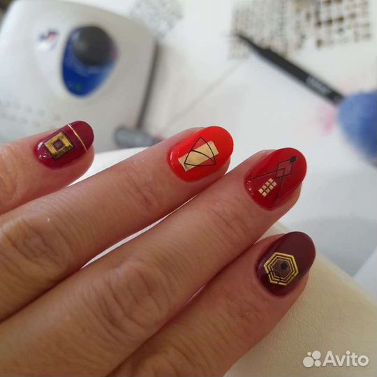 Титановыеногти Безламповое безаллергенное покрытие