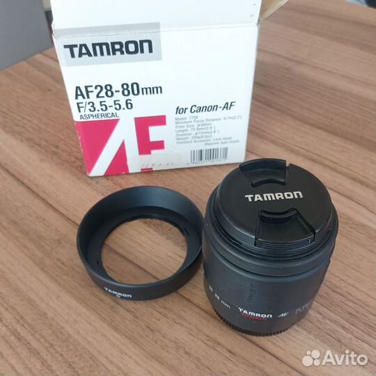 Объектив tamron AF28-80mm f/3.5-5.6 Aspherical 77D