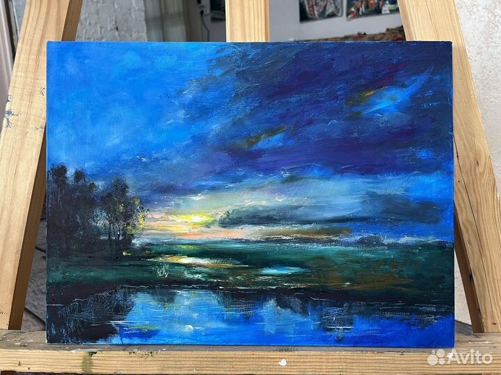 Картина маслом на холсте 