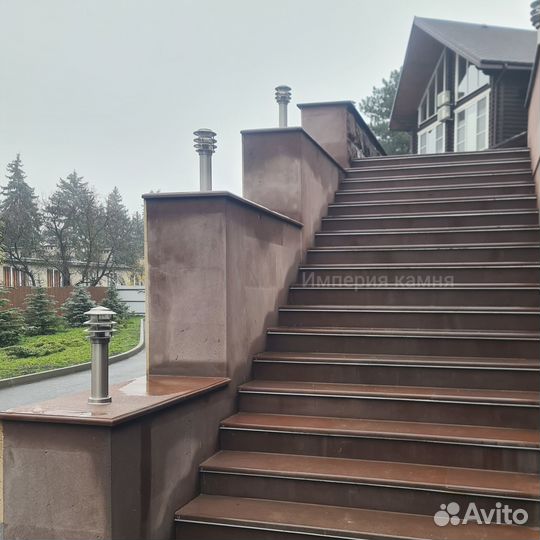Отделка ступеней и лестниц камнем. Продажа камня