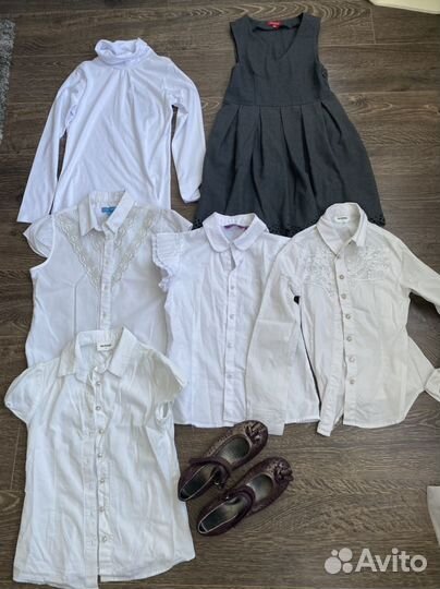 Школьная форма 134 Acoola, туфли Капика