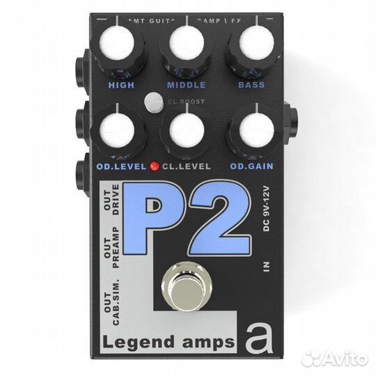 Двухканальный предусилитель AMT P-2 Legend Amps 2