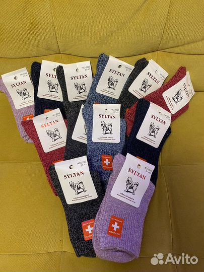 Шерстяные носки женские