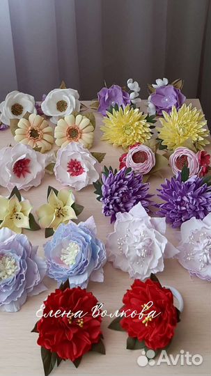 Украшения волос ручной работы